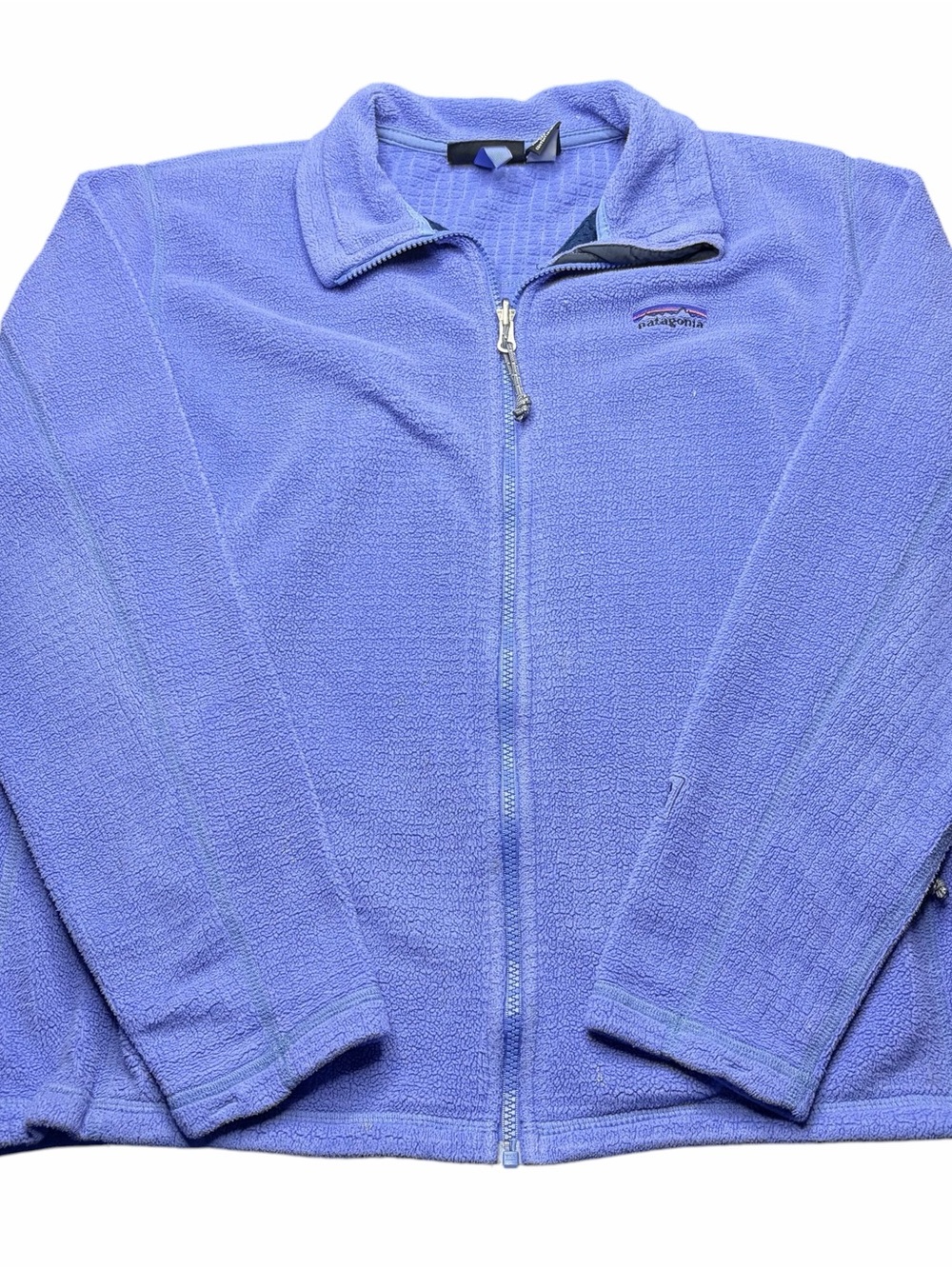 Vintage Patagonia Regulator Fleece Full Zip Jacket Purple Womens Large